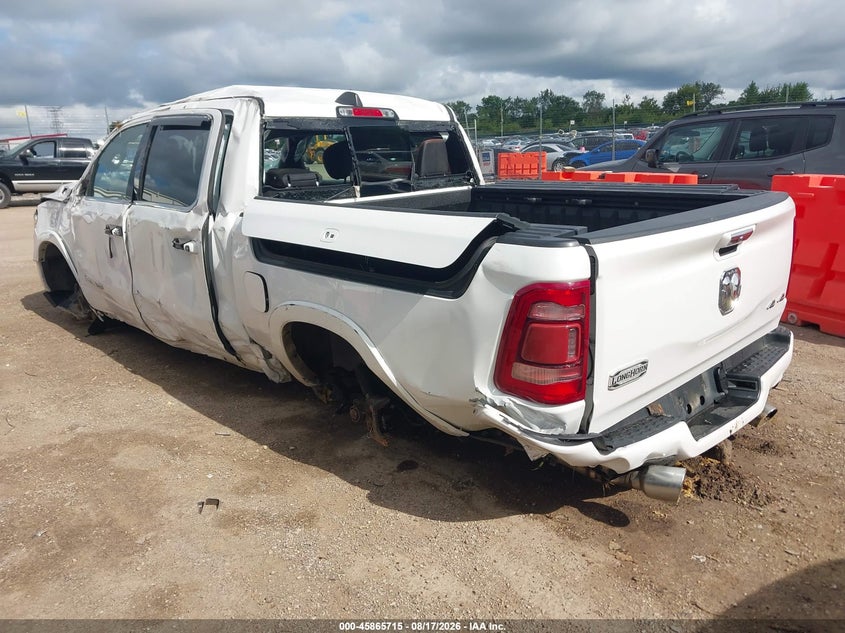Vin: 1c6srfkt4ln194345, lot: 46364685, ram 1500 longhorn 20203