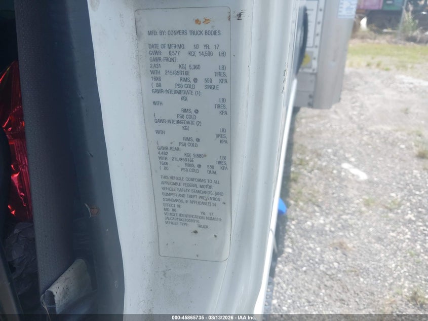 2018 ISUZU NPR HD auction photo 8