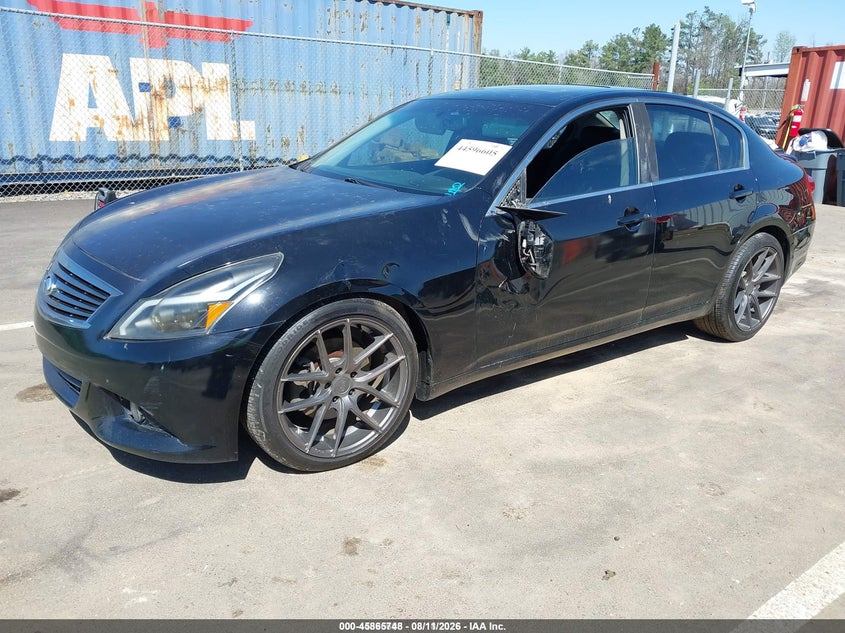 2011 Infiniti G, Лівий бік, IAAI, VIN JN1CV6AP0BM304442 — фото 2