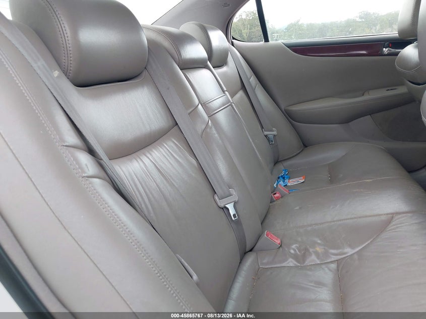2003 LEXUS ES SEDAN 3.0L V-6 DOHC, VVT, 210HP