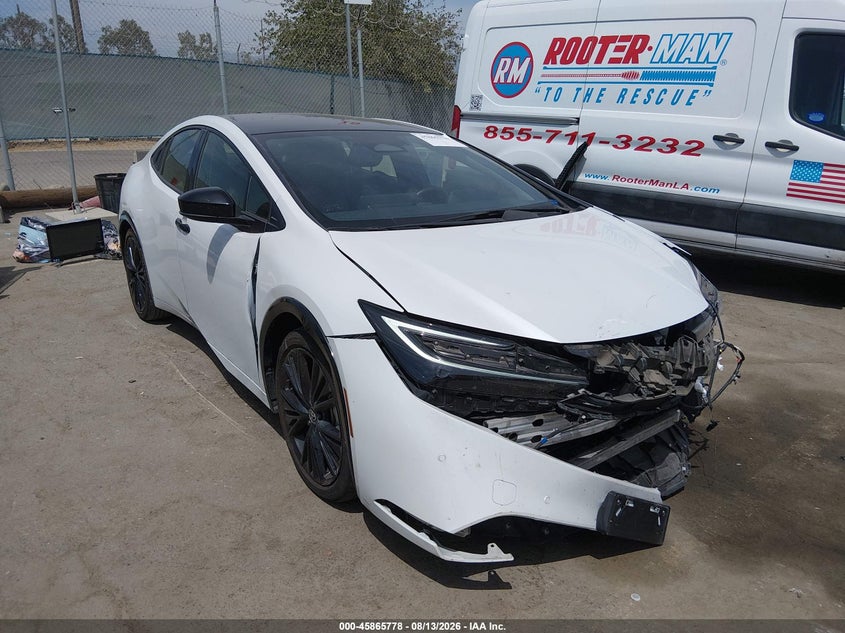 Vin: jtdacaau8s3057177, lot: 46364748, toyota prius nightshade 20251