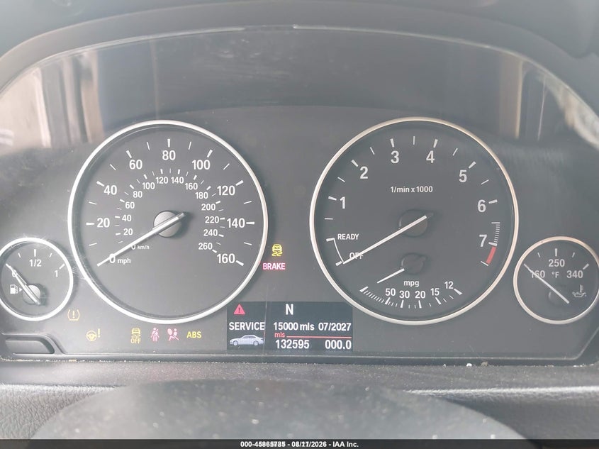 BMW 328I 2013 VIN WBA3A5G55DNP21302