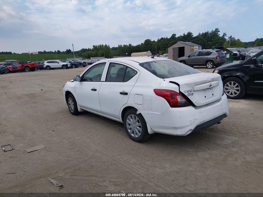 Vin: 3n1cn7ap8fl825446, lot: 46364766, nissan versa 1.6 s 20153