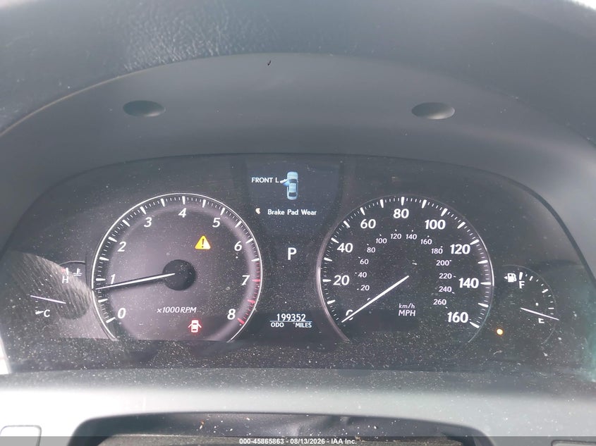 LEXUS LS 460 2007 VIN JTHBL46F775026495