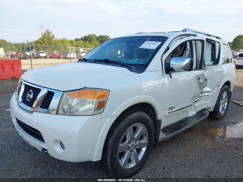 Vin: 5n1ba0nf4en607852, lot: 46364852, nissan armada platinum 20142