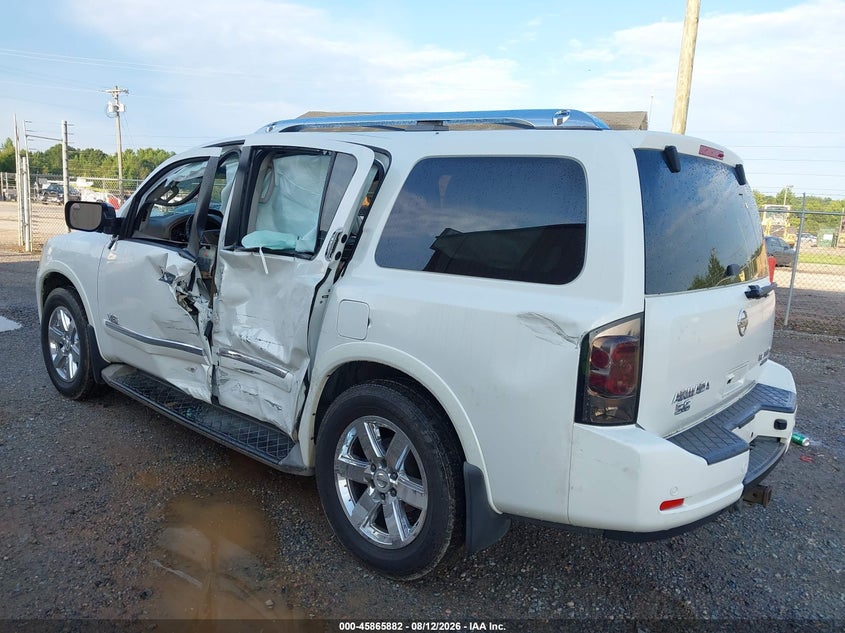Vin: 5n1ba0nf4en607852, lot: 46364852, nissan armada platinum 20143