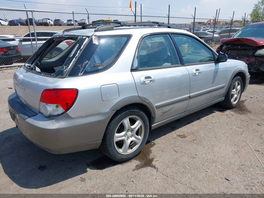2004 SUBARU IMPREZA OUTBACK SPORT auction photo 4