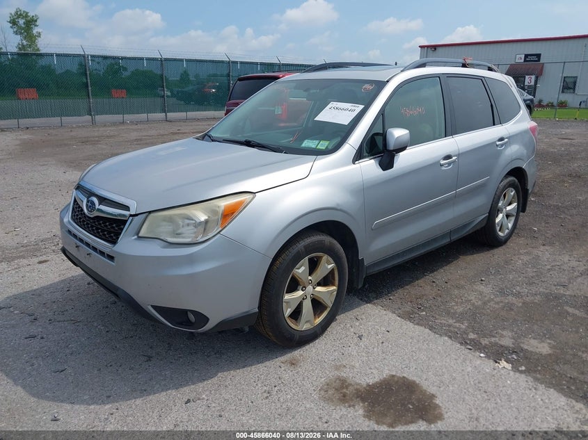 Vin: jf2sjajc0eh513666, lot: 46365010, subaru forester 2.5i limited 20142
