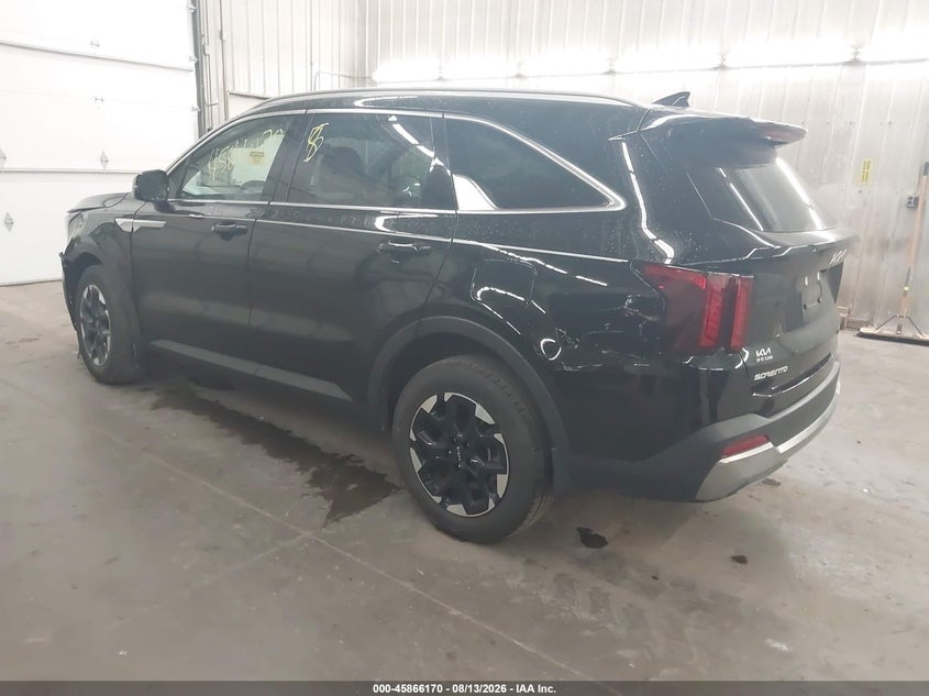 Vin: 5xyrldjc0sg327476, lot: 46365140, kia sorento s 20253