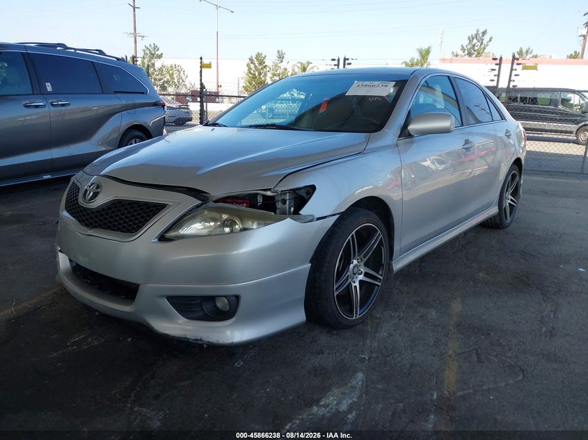 2011 TOYOTA CAMRY SEDAN 2.5L I-4 DOHC, VVT, 179HP