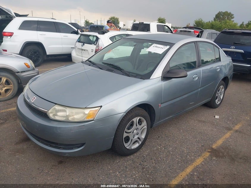 2003 SATURN ION SEDAN 2.2L I-4 DOHC, 140HP