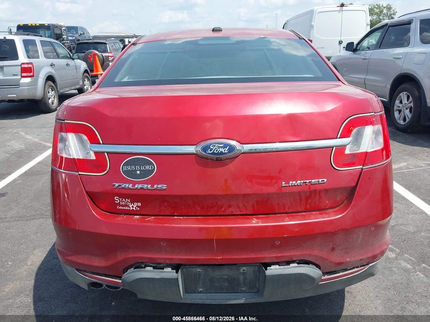 FORD TAURUS 2011 VIN 1FAHP2FW7BG161239