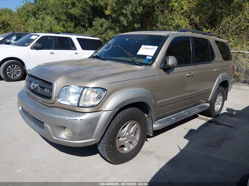 2003 TOYOTA SEQUOIA SPORT UTILITY VEHICLE 4.7L V-8 DOHC, 240HP