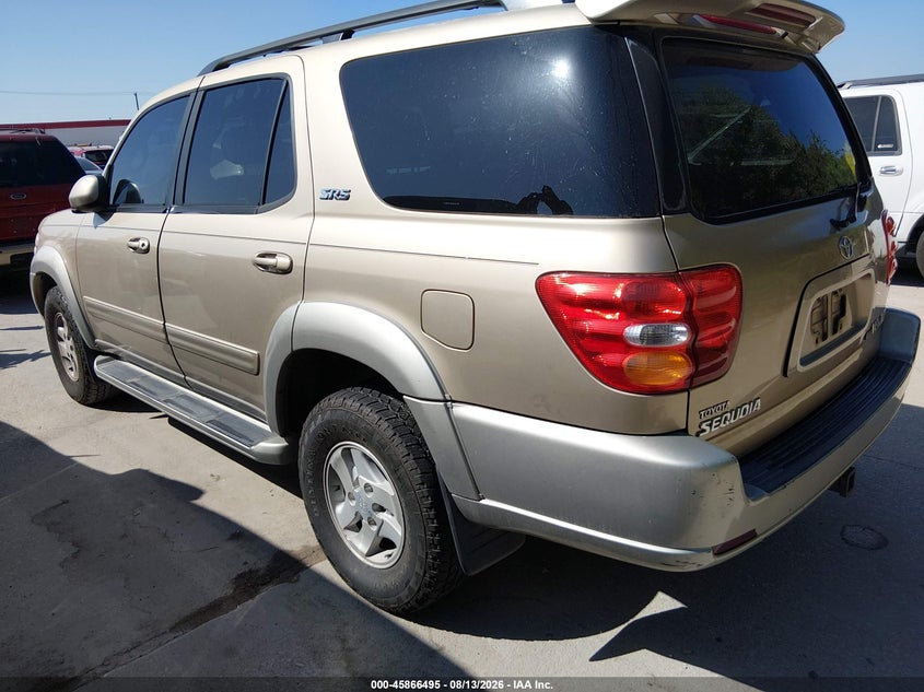 2003 TOYOTA SEQUOIA SPORT UTILITY VEHICLE 4.7L V-8 DOHC, 240HP