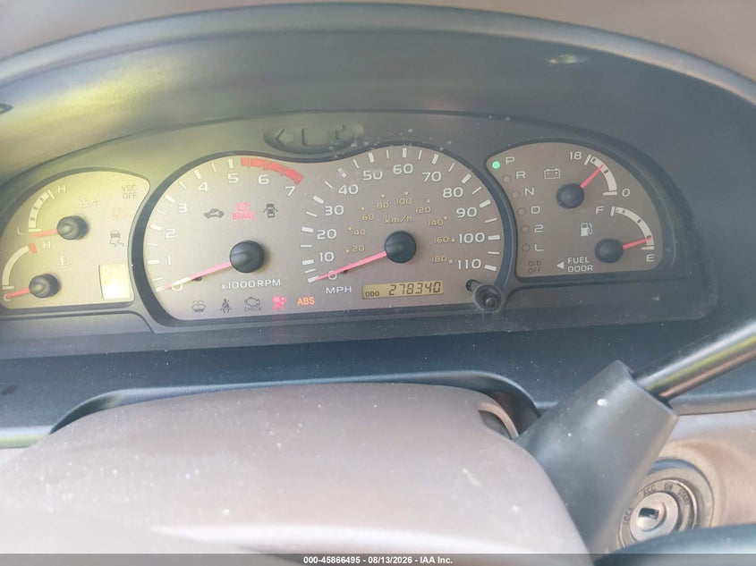 2003 TOYOTA SEQUOIA SPORT UTILITY VEHICLE 4.7L V-8 DOHC, 240HP