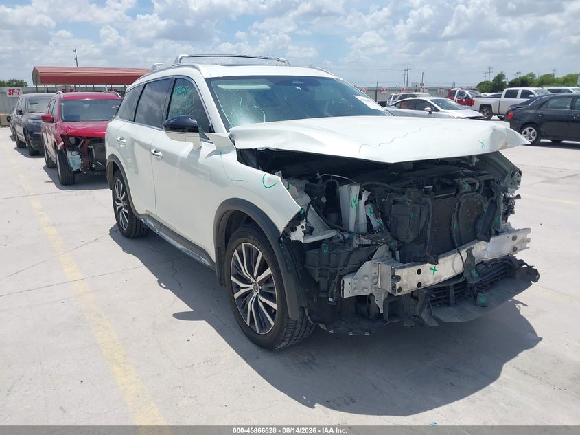 Vin: 5n1dl1gsxpc350326, lot: 46365498, infiniti qx60 sensory awd 2023 img_1
