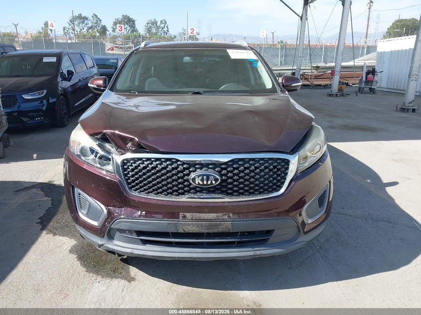 2016 KIA SORENTO SPORT UTILITY VEHICLE 3.3L V-6 DI, DOHC, VVT, 290HP