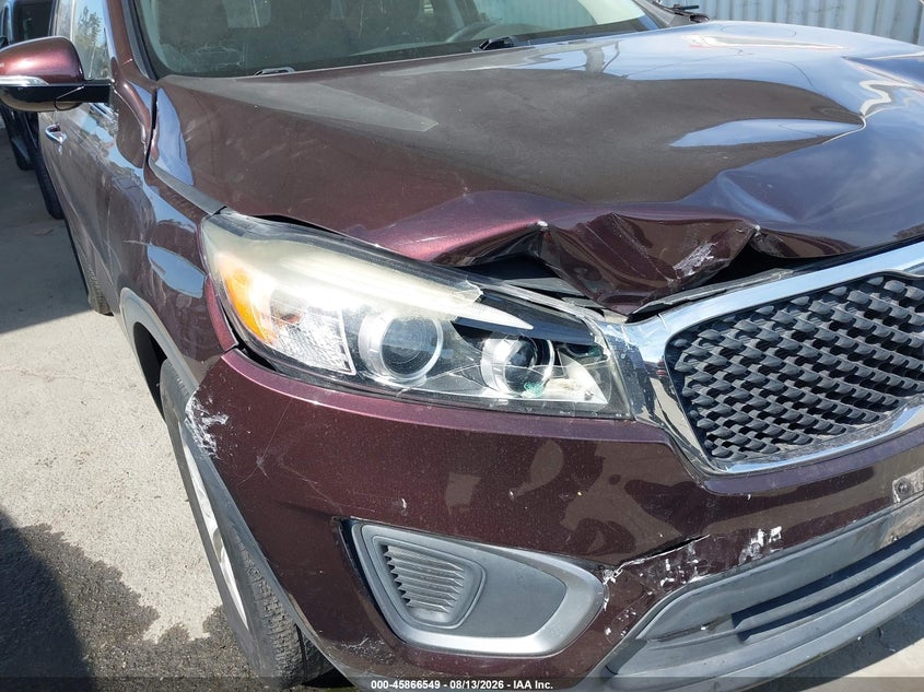 2016 KIA SORENTO SPORT UTILITY VEHICLE 3.3L V-6 DI, DOHC, VVT, 290HP