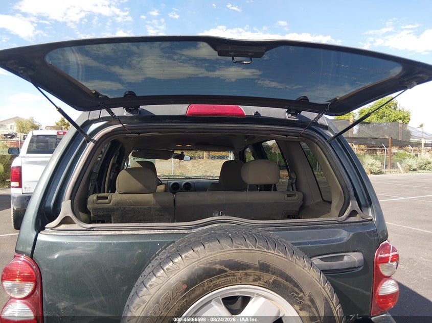 JEEP LIBERTY 2005 VIN 1J8GK48K15W594536