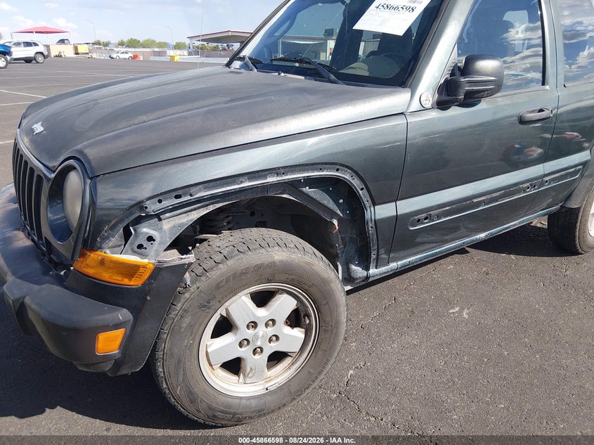 JEEP LIBERTY 2005 VIN 1J8GK48K15W594536