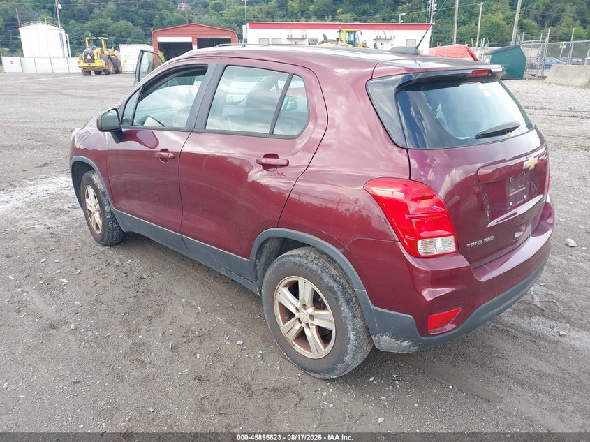 Vin: 3gncjnsb3hl275048, lot: 46365593, chevrolet trax ls 20173