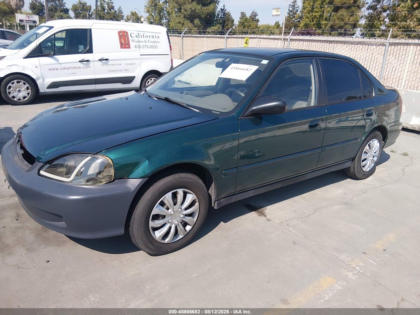 1999 Honda Civic Value Package, Normal Wear & Tear, IAAI, VIN 2HGEJ6617XH508270 — photo 2