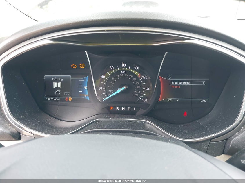 FORD FUSION 2017 VIN 3FA6P0H74HR412494