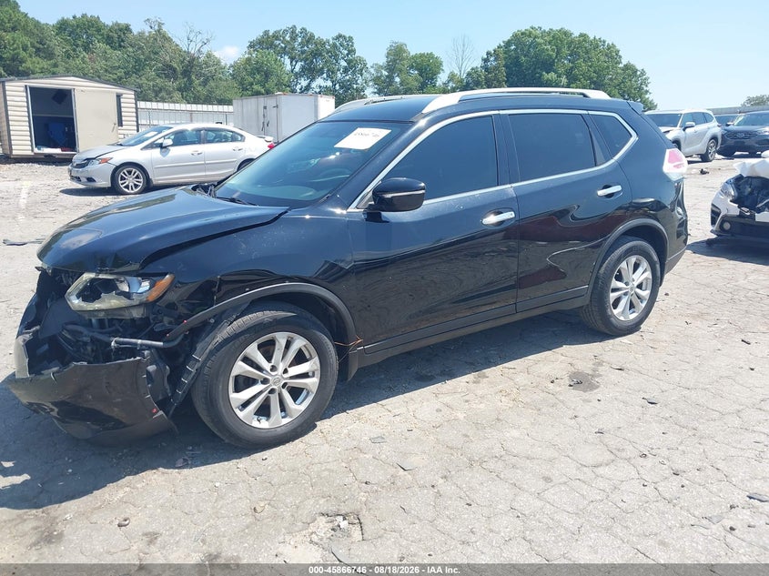 2015 Nissan Rogue, Front End, IAAI, VIN 5N1AT2MT5FC923637 — photo 2