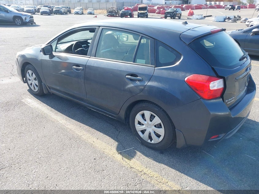 Vin: jf1gpaa6xg8273371, lot: 46365725, subaru impreza 2.0i 20163