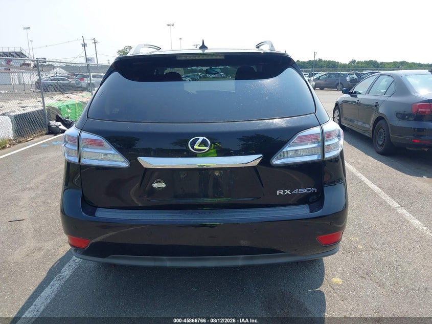 LEXUS RX 450H 2012 VIN JTJBC1BA4C2425769