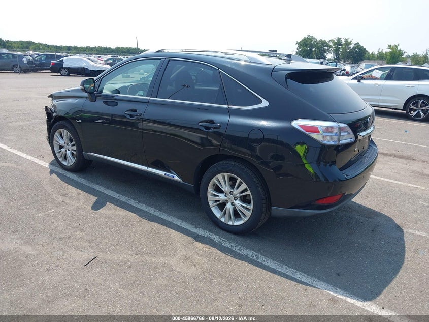 LEXUS RX 450H 2012 VIN JTJBC1BA4C2425769