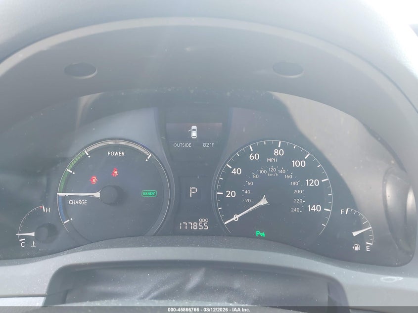 LEXUS RX 450H 2012 VIN JTJBC1BA4C2425769
