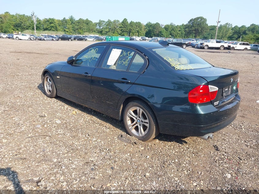 2008 BMW 3ER SEDAN 3.0L I-6 DOHC, VVT, 230HP
