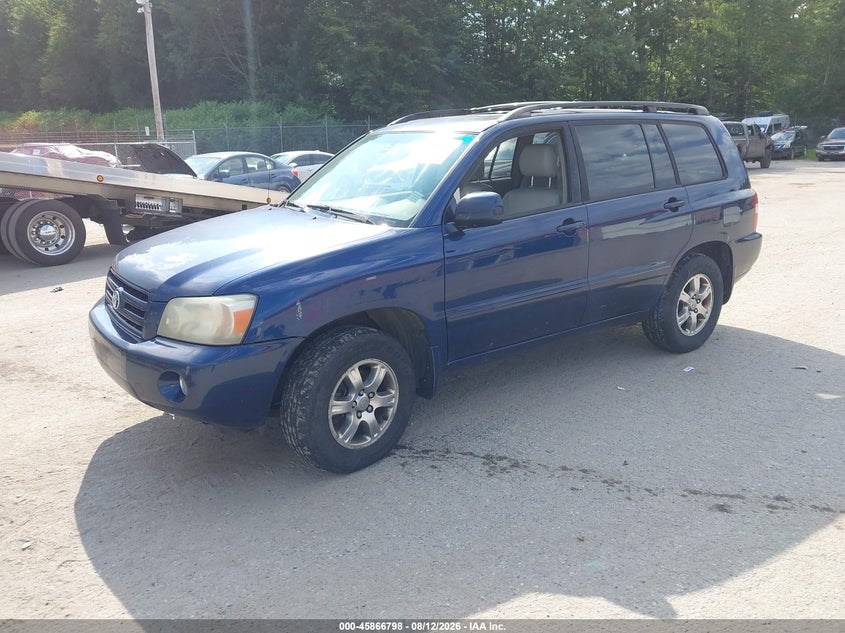 TOYOTA HIGHLANDER 2006 VIN JTEEP21A760164774