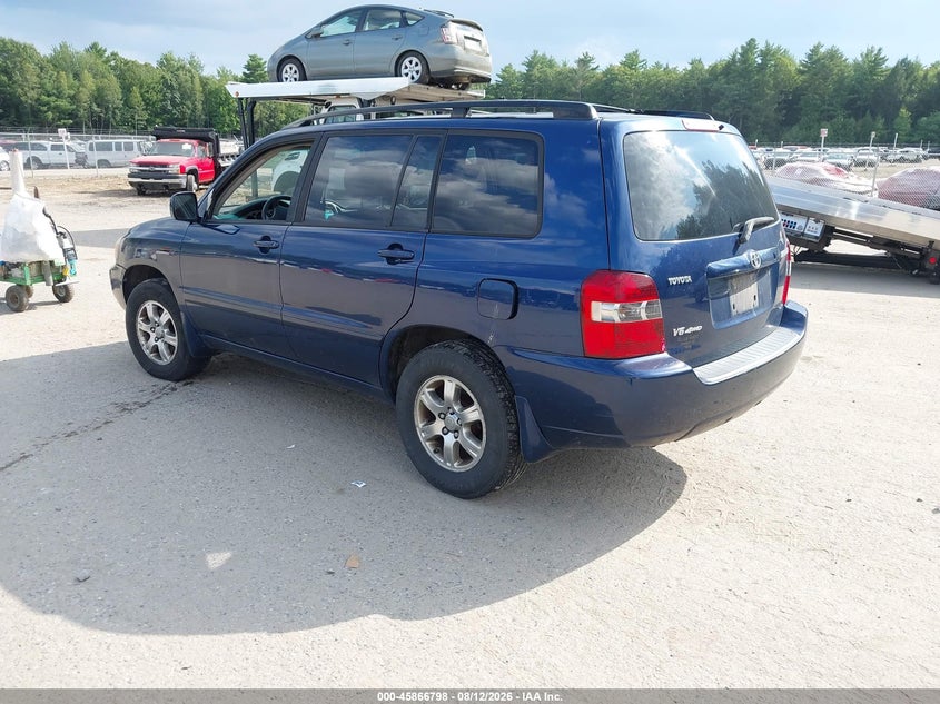 TOYOTA HIGHLANDER 2006 VIN JTEEP21A760164774