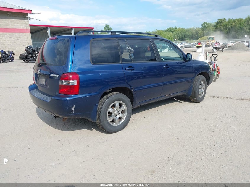 TOYOTA HIGHLANDER 2006 VIN JTEEP21A760164774