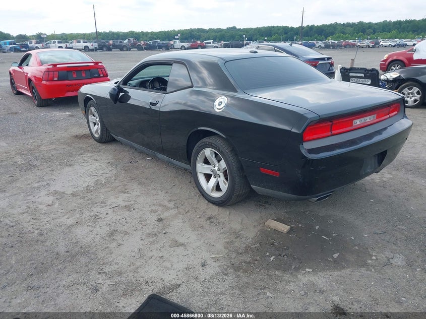 Vin: 2c3cdyag0dh592999, lot: 46365770, dodge challenger sxt 20133