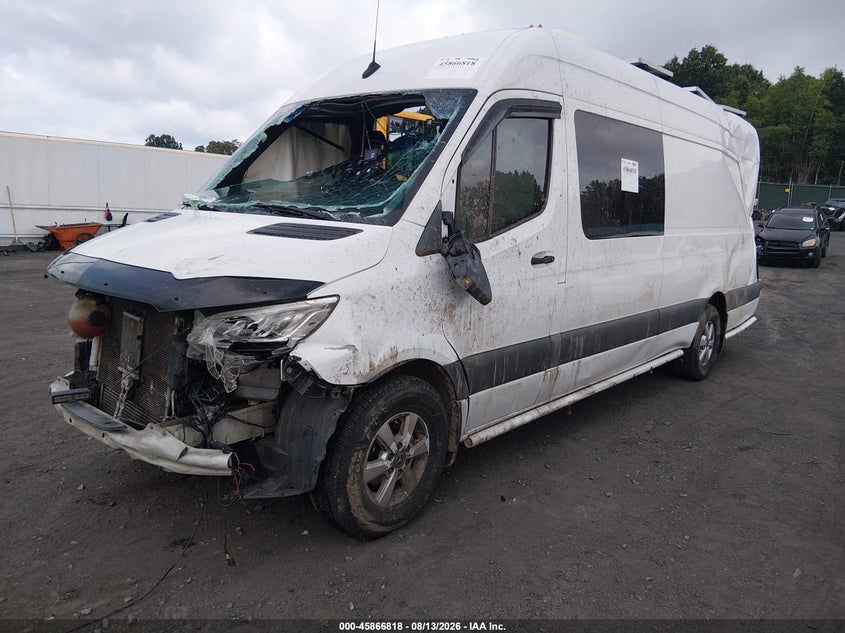 Vin: w1y4edhy5mt060621, lot: 46365788, mercedes-benz sprinter 2500 high roof v6 20212
