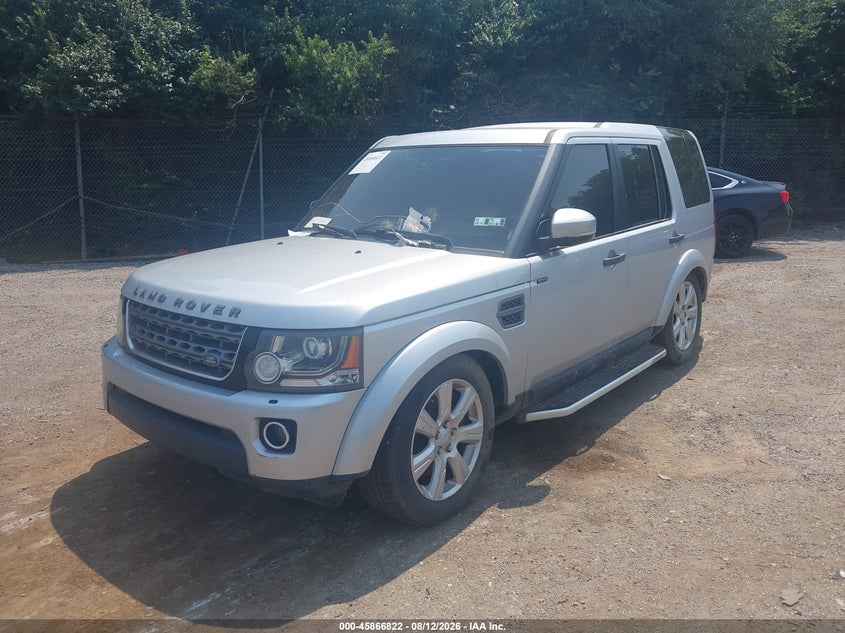 2016 Land Rover LR4, Угон, IAAI, VIN SALAG2V65GA808091 — фото 2