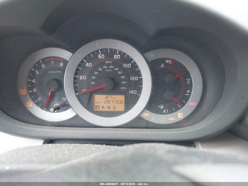 2010 TOYOTA RAV 4 SPORT UTILITY VEHICLE 2.5L I-4 DOHC, VVT, 179HP