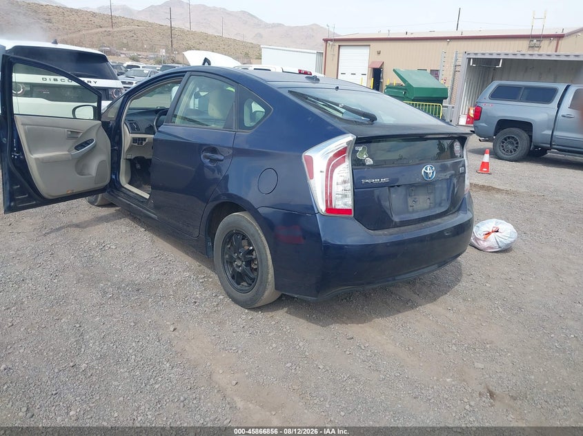 2012 TOYOTA PRIUS auction photo 3