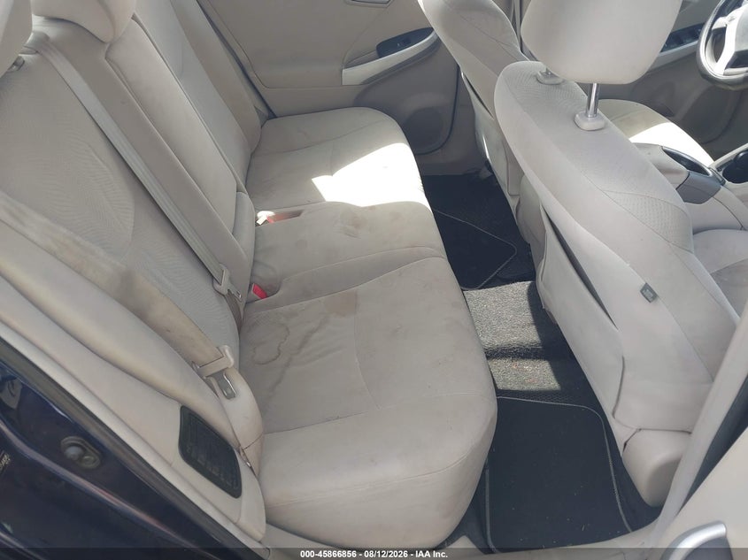 2012 TOYOTA PRIUS auction photo 8