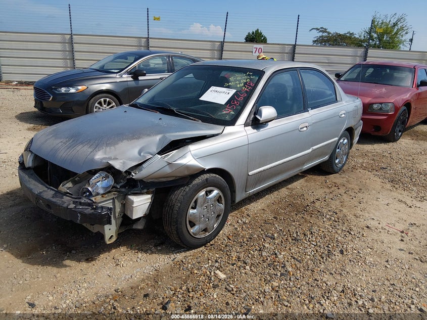 2002 KIA SPECTRA SEDAN 1.8L I-4 DOHC, 125HP