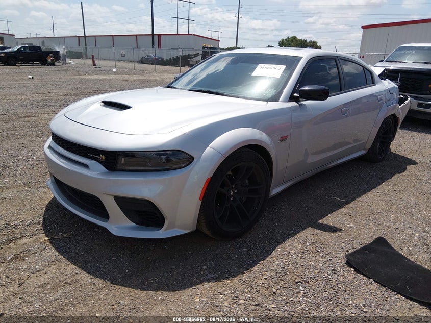 Vin: 2c3cdxgj4ph665860, lot: 46365932, dodge charger scat pack widebody 20232