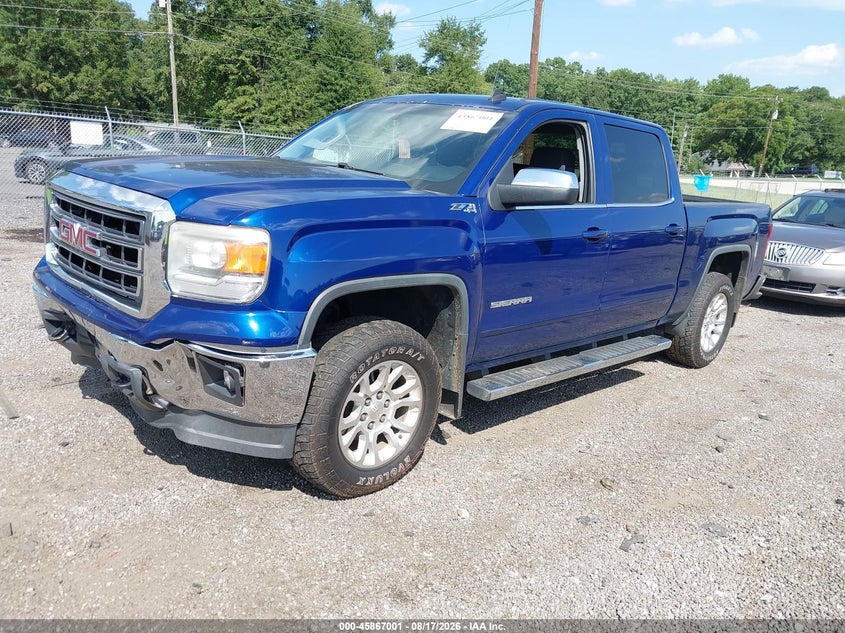 2014 GMC Sierra, Front End, IAAI, VIN 3GTU2UEC0EG149422 — photo 2
