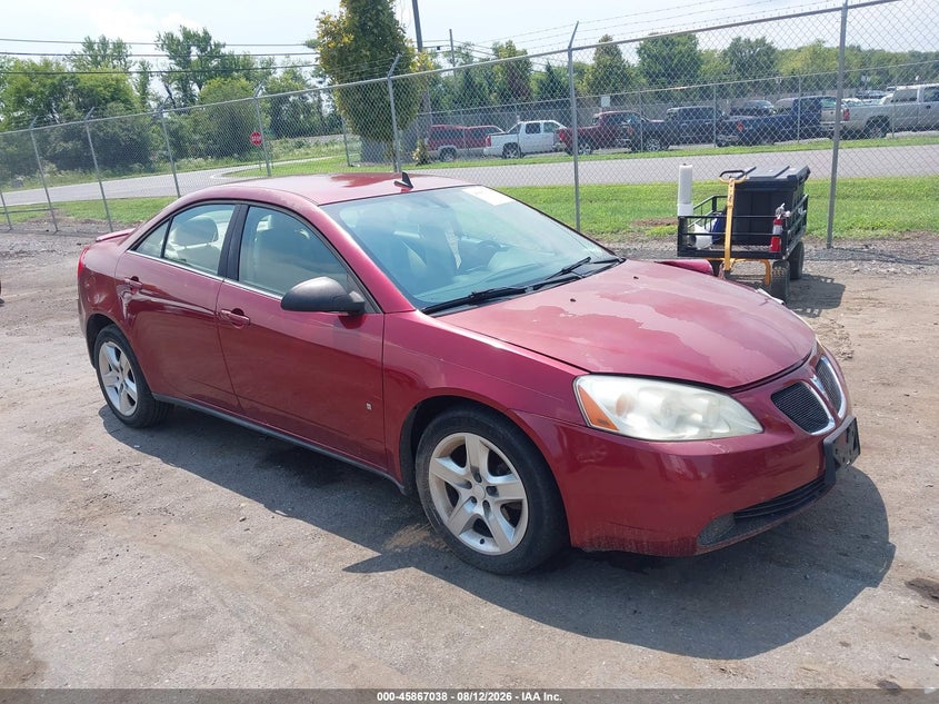 2009 PONTIAC G6 auction photo 1