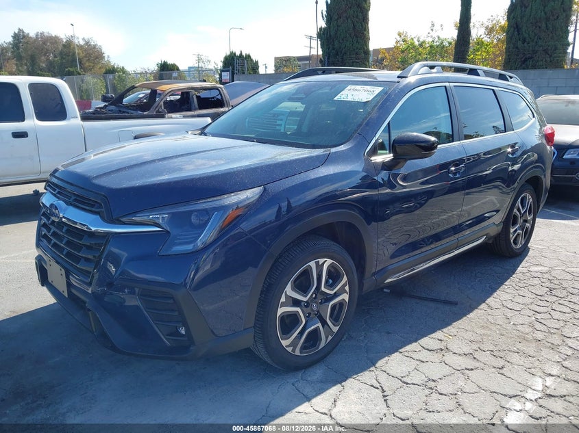 2025 Subaru Ascent Limited 7-Passenger, Right Rear, IAAI, VIN 4S4WMAPD7S3442574 — photo 2
