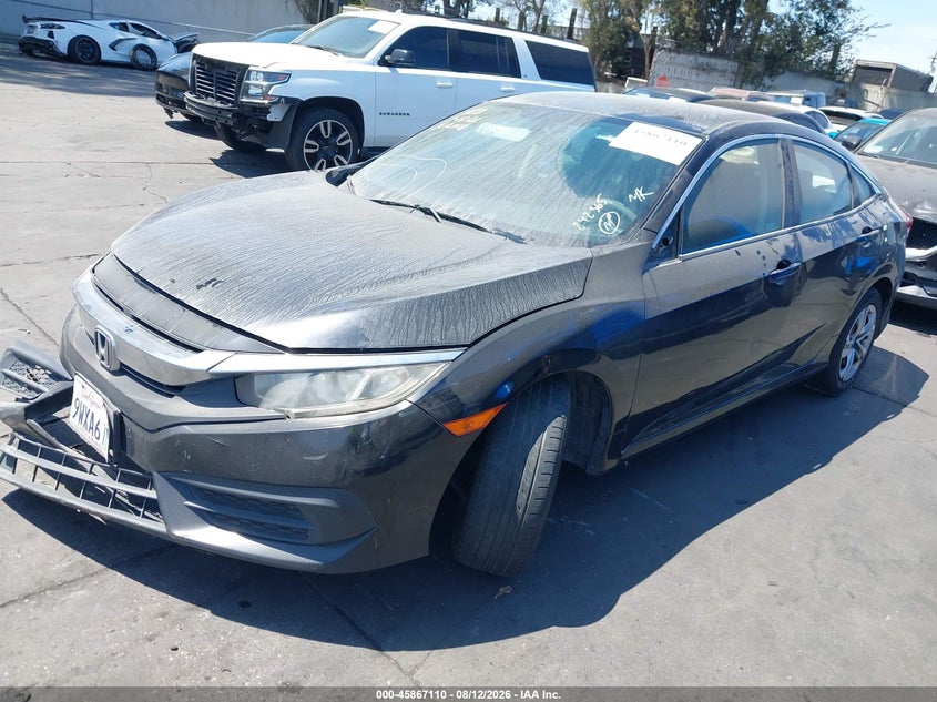 2018 Honda Civic, Right Front, IAAI, VIN 2HGFC2F52JH557216 — photo 2