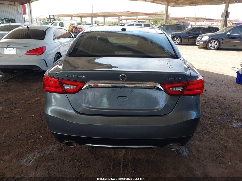 2018 NISSAN MAXIMA SEDAN 3.5L V-6 DOHC, VVT, 300HP