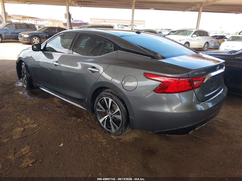Vin: 1n4aa6apxjc393205, lot: 46366112, nissan maxima 3.5 platinum 20183